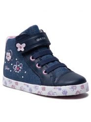 Geox Sneakersy B Kilwi G. C B15D5C 0EWBC C4BE8 S Granatowy. Niebieskie buty sportowe dziewczęce Geox, bez wzorów, z materiału, bez zapięcia. Za 319.99 zł.