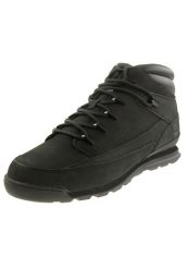 Buty zimowe męskie, Timberland Euro Rock WR Basic. Czarne buty trekkingowe męskie Timberland, na zimę, z materiału, bez zapięcia, trekkingowe. Za 646.00 zł.