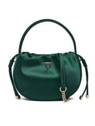 Guess Torebka Elsie Mini HWSE96 50750 Zielony. Zielone torebki klasyczne damskie Guess, z aplikacjami, z materiału, bez dodatków. Za 589.99 zł.