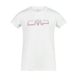Koszulka dla dziewczynki CMP. Białe koszulki dziewczęce CMP, bez wzorów, bez ramiączek. W wyprzedaży za 29.99 zł.