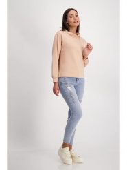 Monari Bluza w kolorze beżowym rozmiar: 42. Brązowe bluzy z kapturem damskie Monari. Za 131.74 zł.