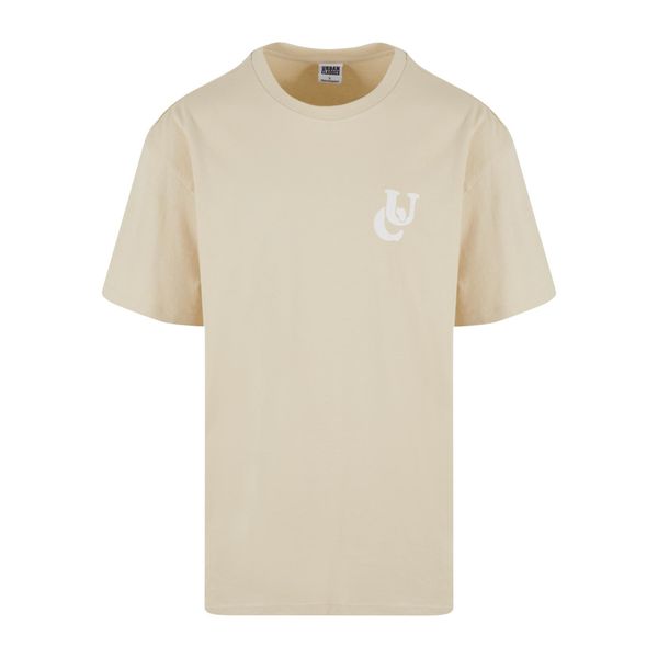 Oversized T-shirt Urban Classics Weavy Logo Heavy. Białe t-shirty męskie Urban Classics, m, bez wzorów, bez kołnierzyka. Za 160.50 zł.