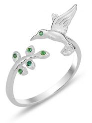 Heliophilia Srebrny pierścionek rozmiar: onesize. Szare pierścionki damskie Heliophilia, srebrne. Za 69.99 zł.