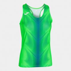 Damski tank top Joma Olympie. Niebieskie topy damskie Joma, bez wzorów, bez kołnierzyka. W wyprzedaży za 106.90 zł.