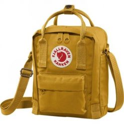 Fjällräven KANKEN SLING Vinylon Ochra Unisex Torba na ramię. Brązowe torby męskie na ramię no name, bez wzorów, na ramię. Za 304.99 zł.