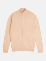 Just Cashmere Kaszmirowy kardigan "Alan" w kolorze beżowym rozmiar: M. Brązowe kardigany męskie Just Cashmere, m, bez wzorów, z kaszmiru, bez kołnierzyka. Za 434.99 zł.