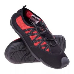 Buty do wody Aquawave Gimani M 92800502813 czerwone. Czerwone buty sportowe na co dzień męskie z gumy, bez zapięcia, żeglarskie. Za 147.02 zł.