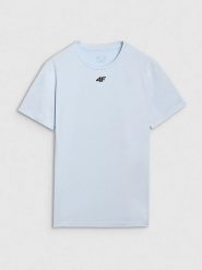 4F Koszulka sportowa w kolorze błękitnym rozmiar: 3XL. Niebieskie t-shirty sportowe męskie 4f, xl, z materiału, bez ramiączek, outdoorowe. Za 55.95 zł.