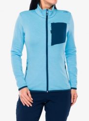 Bluza rozpinana damska CMP Kovyna. Niebieskie bluzy z kapturem damskie CMP, m, z elastanu. Za 268.39 zł.
