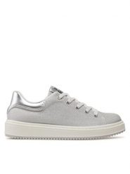 Primigi Sneakersy 3868111 S Srebrny. Szare buty sportowe dziewczęce Primigi, bez wzorów, ze skóry, bez zapięcia. Za 179.99 zł.