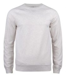 Clique Premium OC Roundneck męska bluza z bawełny organicznej. Szare bluzy bez kaptura męskie CLIQUE, m, z bawełny. Za 235.52 zł.