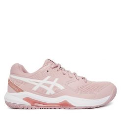 Buty do tenisa Asics. Czerwone buty sportowe na co dzień damskie Asics, bez wzorów, tenisowe. Za 339.99 zł.