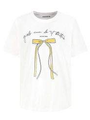 Sublevel Koszulka w kolorze białym rozmiar: XS. Białe bluzki damskie Sublevel, xs, bez wzorów, z bawełny, bez kołnierzyka, bez ramiączek. Za 47.94 zł.