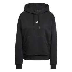 Bluza damska z kapturem adidas Essentials Small Logo Feelcozy. Czarne bluzy sportowe damskie Adidas, s, bez wzorów, z materiału, bez ramiączek, z kapturem. Za 251.60 zł.