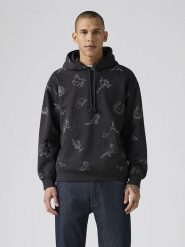 Levi's Bluza w kolorze czarnym rozmiar: M. Czarne bluzy z kapturem męskie Levi's, m. Za 118.28 zł.