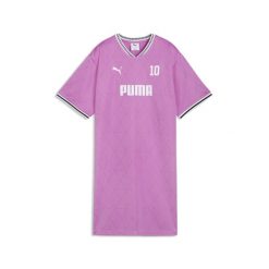 Damska luźna sukienka z dżerseju PUMA Sport PUMA. Czerwone sukienki damskie Puma, na co dzień, bez wzorów, z dżerseju, sportowe, bez kołnierzyka, bez ramiączek, proste. Za 229.00 zł.