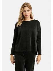 Milano Italy Bluzka w kolorze czarnym rozmiar: XXL. Czarne bluzki damskie Milano Italy, xxl, bez wzorów, bez kołnierzyka, bez ramiączek. Za 126.99 zł.