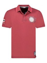 Geographical Norway Koszulka polo "Kilsvik" w kolorze czerwonym rozmiar: M. Czerwone koszulki polo męskie Geographical Norway, m, bez wzorów, z bawełny, bez ramiączek. Za 92.42 zł.