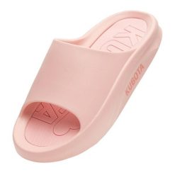 Klapki Kubota Flow. Czerwone klapki damskie Kubota, bez wzorów, bez obcasa. Za 139.99 zł.