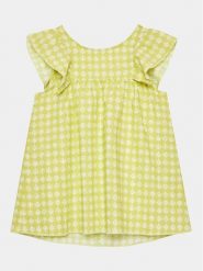United Colors Of Benetton Sukienka codzienna 44JRGV00R Żółty Regular Fit. Żółte sukienki dziewczęce United Colors Of Benetton, bez wzorów, z bawełny, bez ramiączek. Za 99.99 zł.