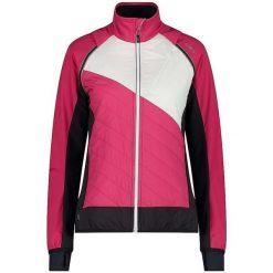 Kurtka damska turystyczna CMP 30A2276. Czerwone kurtki damskie CMP, l, bez wzorów, z softshellu, z kapturem. W wyprzedaży za 398.99 zł.