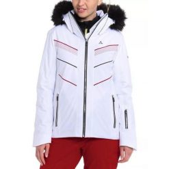 Kurtka narciarska Hochblanken. Białe kurtki damskie Schöffel, l, bez wzorów, bez kaptura, narciarskie. Za 2,699.99 zł.