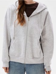 Rozpinana bluza z kapturem basic - Inny. Bluzy z kapturem damskie Sinsay, l. Za 49.99 zł.