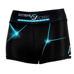 Spodenki sportowe damskie do jogi fitnessu EXTREME HOBBY MT SPORT. Niebieskie spodenki sportowe damskie EXTREME HOBBY, s, z dzianiny, do biegania. Za 148.00 zł.