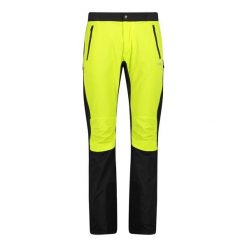 Spodnie CMP Unlimitech. Żółte spodnie materiałowe męskie CMP, bez wzorów, z materiału. Za 423.00 zł.