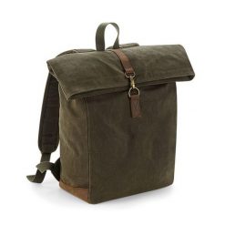 Plecak Heritage Ze Skórzanymi Akcentami. Zielone plecaki damskie QUADRA, bez wzorów. Za 215.99 zł.