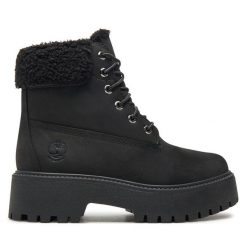Trapery Timberland. Czarne trapery damskie Timberland, bez obcasa. Za 999.99 zł.