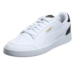 Męskie Buty Sportowe Shuffle. Białe buty sportowe na co dzień męskie Puma, na zimę, bez zapięcia. Za 284.99 zł.