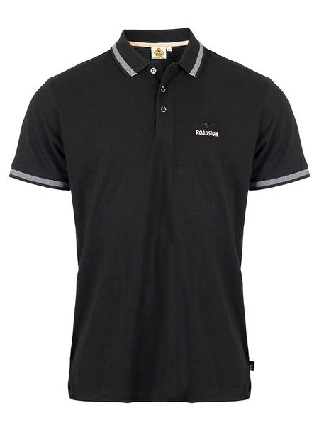 Roadsign Koszulka polo w kolorze czarnym rozmiar: M. Czarne koszulki polo męskie Roadsign, m, bez wzorów, z bawełny, bez ramiączek. Za 56.99 zł.