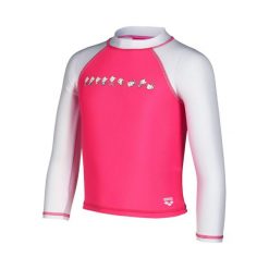 Dziecięca koszulka kąpielowa z długim rękawem Arena Friends Uv Freak. Białe koszulki dziewczęce Arena, s, bez wzorów, bez ramiączek. Za 99.99 zł.
