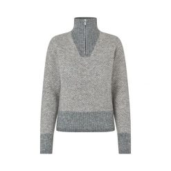 Sweter damski Kingsland Audrey. Szare swetry klasyczne damskie KINGSLAND, s, z materiału, bez kołnierzyka. Za 573.50 zł.