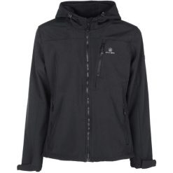 Męska Kurtka Softshell Athl DPT Hermes Czarna Wodoodporna. Czarne kurtki męskie ZUMBA WEAR, m, bez wzorów, z polaru, bez kaptura. Za 263.99 zł.