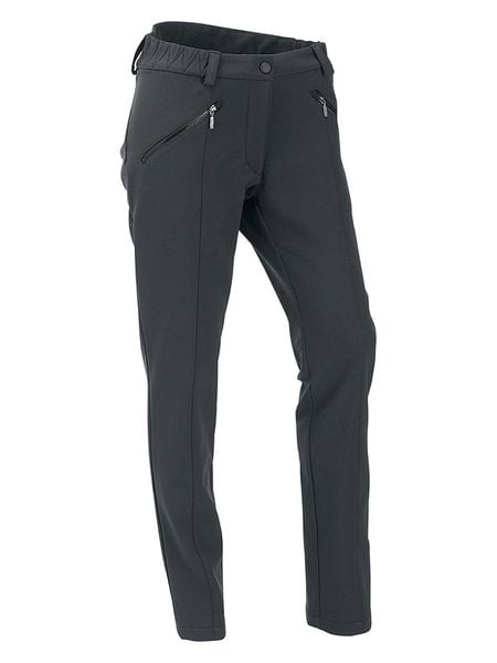 Maul Sport Spodnie softshellowe "Augsburg" w kolorze czarnym rozmiar: 18. Czarne spodnie dresowe damskie Maul Sport, bez wzorów. Za 127.35 zł.