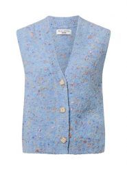 Marc O'Polo Denim kamizelka z dzianiny Kobiety wełna ze strzyży niebieski|wielokolorowy, S. Niebieskie kamizelki damskie Marc O'Polo Denim, s, z denimu. Za 379.95 zł.