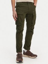G-Star Raw Spodnie materiałowe Rovic D02190-5126 Zielony Regular Fit. Zielone spodnie materiałowe męskie G-Star Raw, bez wzorów, z materiału, retro. Za 639.99 zł.