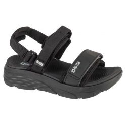 Sandały Big Star Sandals RR274A077 czarne. Czarne sandały damskie bez wzorów, z gumy, bez obcasa. W wyprzedaży za 287.40 zł.