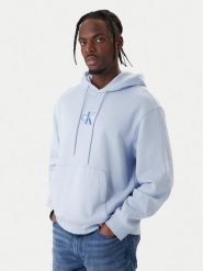 Calvin Klein Jeans Bluza LV04RD243G Fioletowy Regular Fit. Fioletowe bluzy bez kaptura męskie Calvin Klein Jeans, m, z bawełny. Za 329.99 zł.