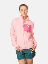 KARI TRAA Kurtka polarowa "Rothe" w kolorze jasnoróżowym rozmiar: L. Różowe kurtki damskie Kari Traa, l, bez wzorów, z polaru, bez kaptura. Za 260.96 zł.