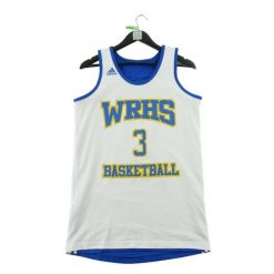 Second life - Koszulka sportowa męska Adidas dwustronna - Stan bardzo dobry. Niebieskie t-shirty sportowe męskie Adidas, m, z materiału, bez ramiączek, do koszykówki. Za 85.16 zł.