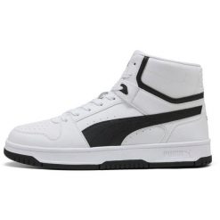 Buty sportowe Puma Rebound Slam Mid. Białe buty sportowe na co dzień męskie Puma, z materiału, bez zapięcia. Za 390.00 zł.