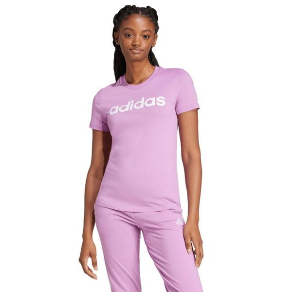 Koszulka Essentials Slim Logo. Białe bluzki damskie Adidas, m, bez wzorów, bez ramiączek. Za 119.00 zł.