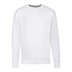 Lekka Bluza Rozpinana Unisex Dla Dorosłych. Zielone bluzy sportowe damskie Fruit of the Loom, m, bez wzorów, z bawełny, bez ramiączek, długie, z kapturem. Za 100.99 zł.