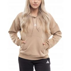 Bluza Damska adidas z Kapturem Krótka Bawełniana Sportowa Hoodie roz. XXL. Brązowe bluzy sportowe damskie Adidas, xxl, z bawełny. Za 174.00 zł.