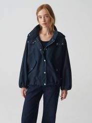 OPUS Kurtka przejściowa w kolorze granatowym rozmiar: 36. Niebieskie kurtki damskie Opus, bez wzorów, bez kaptura. Za 304.99 zł.