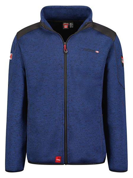 ANAPURNA Kurtka polarowa "Turbine" w kolorze granatowym rozmiar: L. Niebieskie kurtki męskie ANAPURNA, l, bez wzorów, z materiału, bez kaptura. Za 178.79 zł.