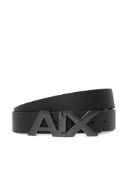 Armani Exchange Pasek 951058 CC505 M8307 Czarny. Czarne paski męskie Armani Exchange, bez wzorów, ze skóry. Za 299.99 zł.